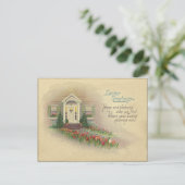 paasgroeten feestdagenkaart (Staand voorkant)