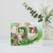 paasgroeten feestdagenkaart (Staand voorkant)