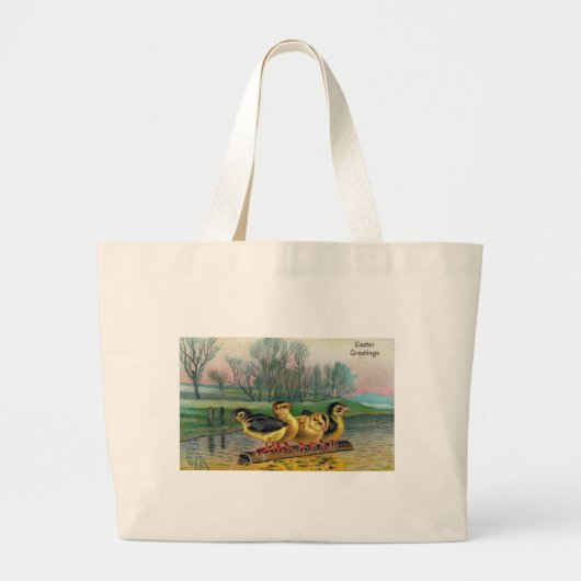 Paasgroeten Grote Tote Bag (Voorkant)