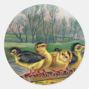 Paasgroeten Ronde Sticker