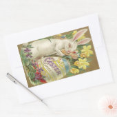  paashaas artiest rechthoekige sticker (Envelop)