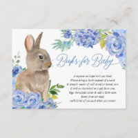 Paashaas blauw wit bloemen boeken voor baby encl