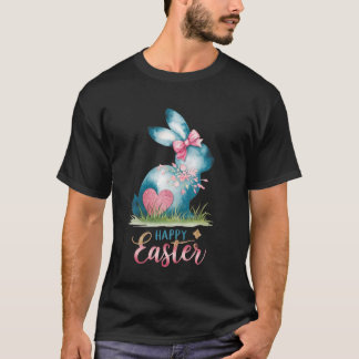 Paashaas Bloemrijk Eieren Jagen Konijn Pasen Dag G T-shirt