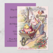 paashaas chick gekleurd ei kaart (Voorkant / Achterkant)