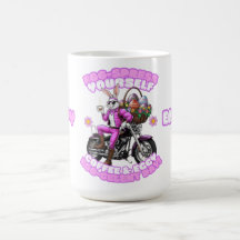 Paashaas Coffee Biker Mok – Eggspress Jezelf