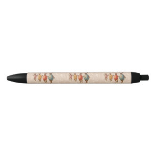 Paashaas Dansende Eieren Zwarte Inkt Pen