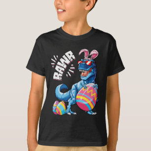 Paashaas Dinosaur T Rex Eieren Jongens Kinderen Me T-shirt