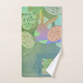 Paashaas eieren badhanddoek set bad handdoek (Handdoek)