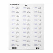 Paashaas Eierenjacht Etiket (Full Sheet)