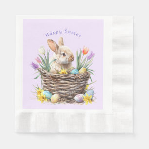 Paashaas Eiermand Paas Tulpen Servet