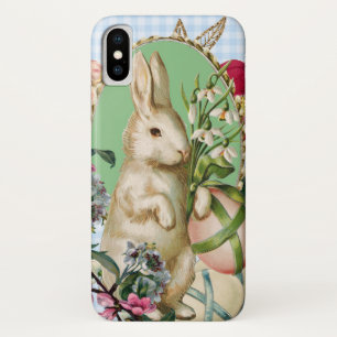 paashaas en eierencollage iPhone x hoesje