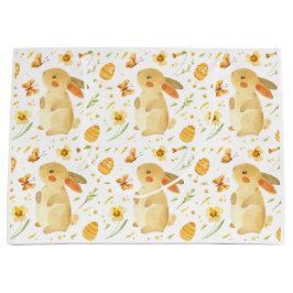 Paashaas en vlinders groot cadeauzakje