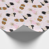Paashaas Goldendoodle Honden Cadeaupapier (Hoek)