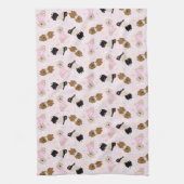 Paashaas Goldendoodle Honden Theedoek (Verticaal)