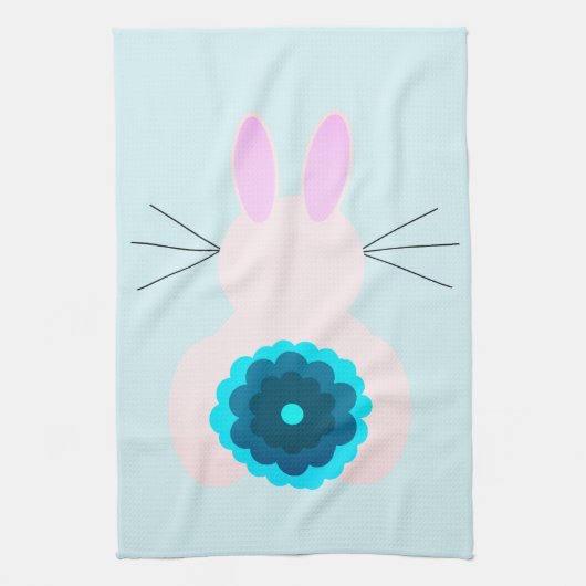 Paashaas keukenhanddoeken (Verticaal)