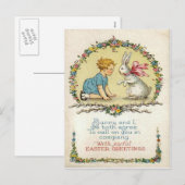 Paashaas & Kind Paas Kaart (Voorkant / Achterkant)