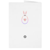 Paashaas & Kleurrijke Eieren (Achterkant)