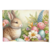 Paashaas konijn decoratieve pastel Set van 2 Kussensloop (Voorkant-Links)