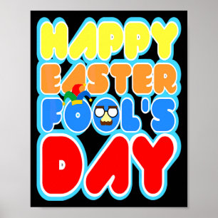 Paashaas Konijn Eieren 1 April Grappig 2 T Poster
