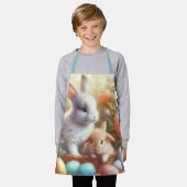 Paashaas Konijn Kinderen Schort (Gedragen)