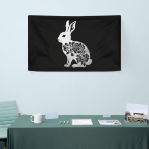 Paashaas Konijn Spandoek