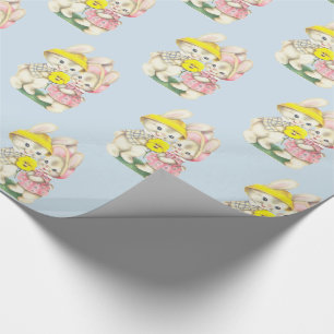 Paashaas  konijntjes konijnen cadeaupapier