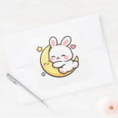 Paashaas Maan Sticker | Lente Cadeau Idee (Envelop)