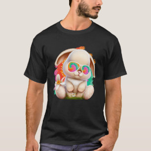 Paashaas met bril Leuke konijntjes Paastrek T-shirt