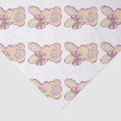 Paashaas met hart en boog tissuepapier (Detail)