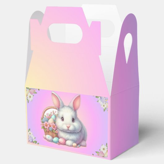 Paashaas pastel bedankdoosjes (Geopend)