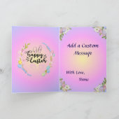 Paashaas  pastel kaart (Binnen)