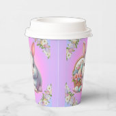 Paashaas pastel papieren bekers (Rechts)