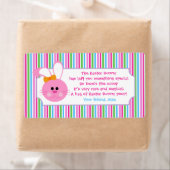 Paashaas poep party gunst Sticker (Insitu)