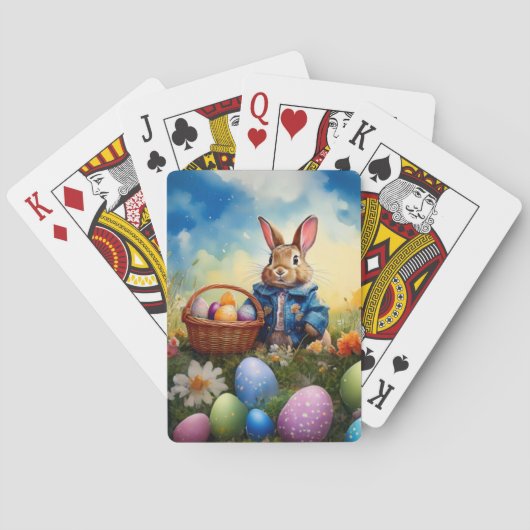 Paashaas Pokerkaarten (Achterkant)