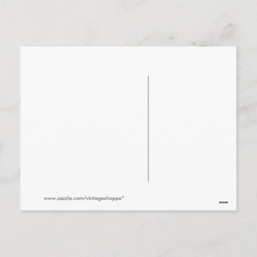 Paashaas Post Kaart (Achterkant)