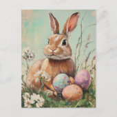  paashaas schilderij briefkaart (Voorkant)