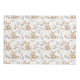 Paashaas Spring Naadloos Patroon Kussensloop