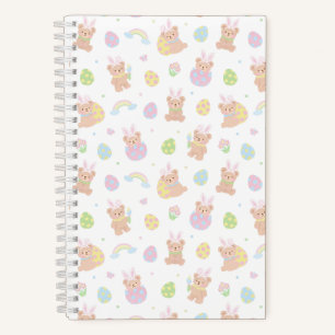 Paashaas Teddybeer Wit Notitieboek