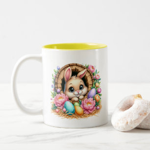 Paashaas tweekleurige koffiemok