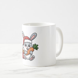 Paashaas Wortel Kerstmis Grappig Schattig Vakantie Koffiemok