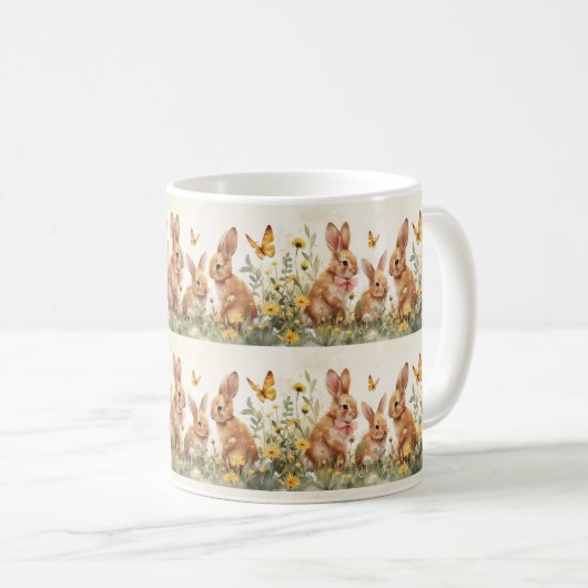 Paashaas zegeningen : Lente Delights Koffiemok (Voorkant rechts)