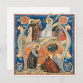 Paashandschriftverlichting Feestdagenkaart (Voorkant / Achterkant)