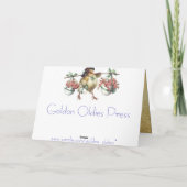 paashen en eitjes feestdagen kaart (Achterkant)