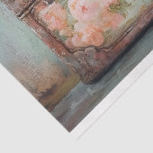 Paashen  Groene Koffer Decoupage Tissuepapier (Detail)