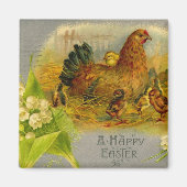 Paashennen en kuikens magneet (Voorkant)