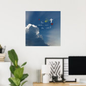 Paasherrijzenis is een Roos van Jezus Poster (Thuiskantoor)