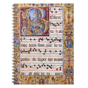 Paasherurrectie Gregorian Medieval Antiphon Notitieboek