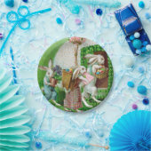 paashok en paaseieren papieren bordje (Feest)