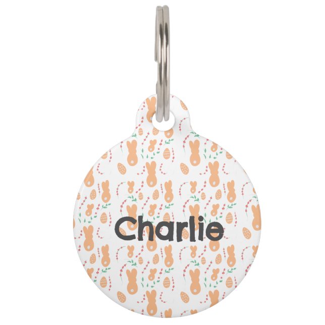 Paashond Bandana Huisdierpenning (Voorkant)