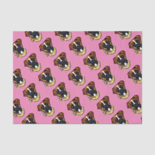 Paashond Boxer Tissuepapier